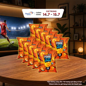 Combo 10 gói Snack Ponnie da heo zòn gói x 30gr