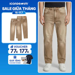 Quần Jeans Nam ICONDENIM Dune Form Straight QJID0280