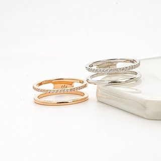 Nhẫn LAMY Elsa Crystal Dual Rose Gold Ring 8027