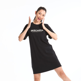 Short Sleeve Dress Nữ Skechers Lifestyle Physical Academia CollectionIconic Short Sleeve-L125W043-0018 Online Sale