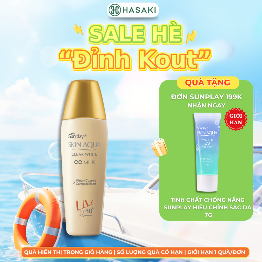 Sữa Chống Nắng Trang Điểm Sunplay CC Milk SPF50+ PA++++ - 25g