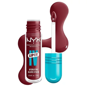 Mỹ phẩm chuyên nghiệp NYX Lip IV Son dưỡng ẩm bóng, với tác dụng dưỡng ẩm 12 giờ-Drippin trong hoa hồng (Hồng) B7OH M4QE
