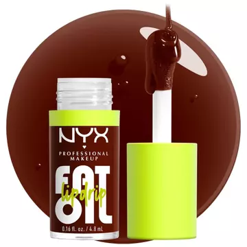 Hyaluronic Acid NYX Chuyên Nghiệp Trang Điểm Dầu Mỡ Nhỏ Giọt Môi, Dưỡng Ẩm Son Dầu Bóng, Công Thức Màu Thuần Chay, Lên Đến 12 HR Hydration