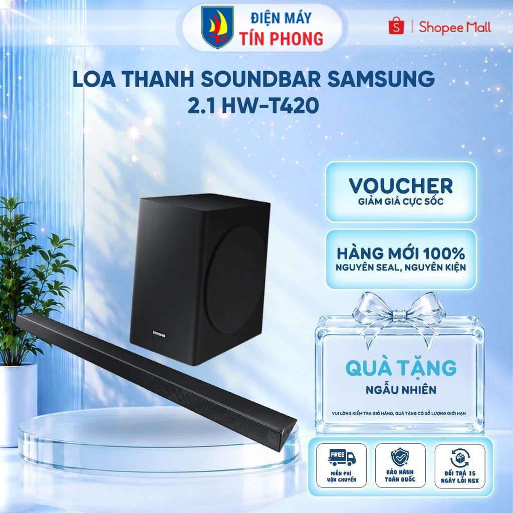 Loa thanh Soundbar Samsung 2.1 HW-T420 150W - Bảo Hành 12 Tháng
