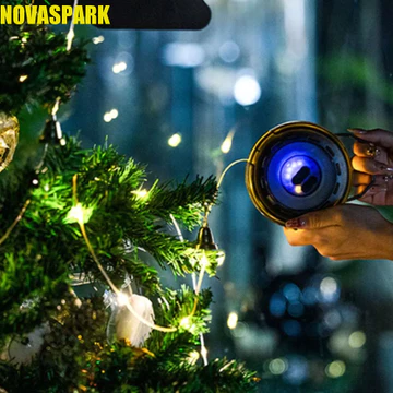 Đèn lều NOVASPARK, Dây đèn LED dải đèn LED Đèn đo băng ngoài trời, Đèn đo đèn LED Tay quay Hệ thống lưu trữ điện Dải đèn tán Sử dụng ngoài trời