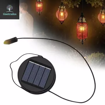 Top thay thế đèn năng lượng mặt trời GOOTARDES, Đèn treo LED năng lượng mặt trời chạy bằng năng lượng mặt trời DIY, Đèn trắng đen chống nước ngoài trời Đèn trang trí năng lượng mặt trời Phụ kiện đèn n