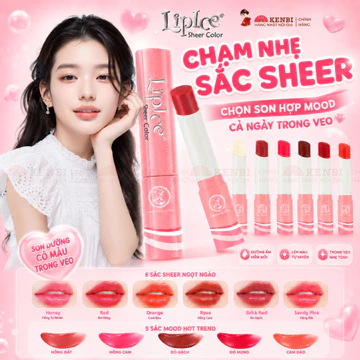 < CHÍNH HÃNG> Son dưỡng môi hiệu chỉnh ửng hồng tự nhiên Lipice Sheer Color 2.4g