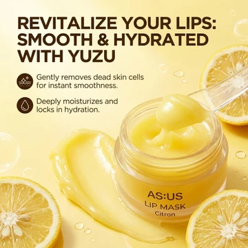 Yuzu Lip Mask Dưỡng Ẩm Chăm Sóc Ban Đêm Son Dưỡng Môi Dưỡng Ẩm Dưỡng Ẩm Cho Môi Khô