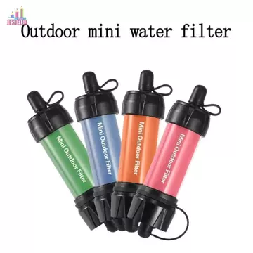 Ống hút lọc nước mini JESJELIU, Máy lọc nước lọc mini, Máy lọc nước riêng lẻ Ống hút TUP Sinh tồn Ống hút lọc nước uống Ống hút đi bộ đường dài