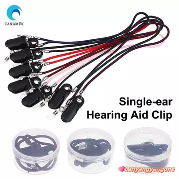 CANAMEK 1 Cái Đa Năng Trợ Thính Kẹp Máy Trợ Thính Phụ Kiện Ngăn Ngừa Mất Di Động Treo Dây Trợ Thính Cố Định Dây Mới