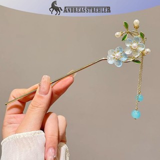 Onetimingfine Vintage Hoa Trung Quốc Viền Tóc Dính Thời Trang Nữ Kim Loại Kẹp Tóc Tóc Dính Tóc Tóc Trang Trí Tóc Phụ Kiện Trang Sức VN