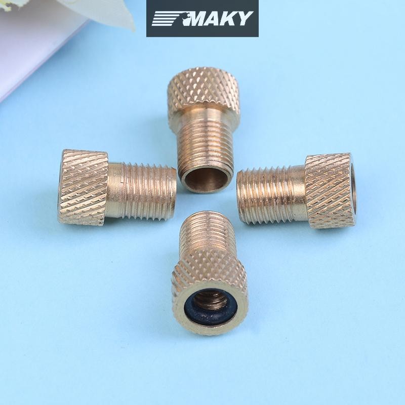 Newwellknownepic 4 Cái / bộ Chuyển Đổi Van Chuyển Đổi Ống Bơm Xe Đạp Đường Bộ 1.5Cm 
VN