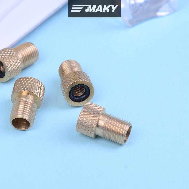 Newwellknownepic 4 Cái / bộ Chuyển Đổi Van Chuyển Đổi Ống Bơm Xe Đạp Đường Bộ 1.5Cm 
VN