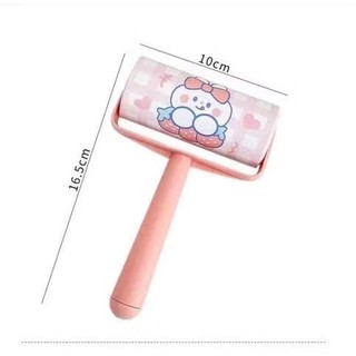 [Mẫu mới] Set cây lăn và 6 lõi lăn bụi quần áo, sofa, ga giường, kích thước 10cm - đa năng, tiện dụng, siêu bển