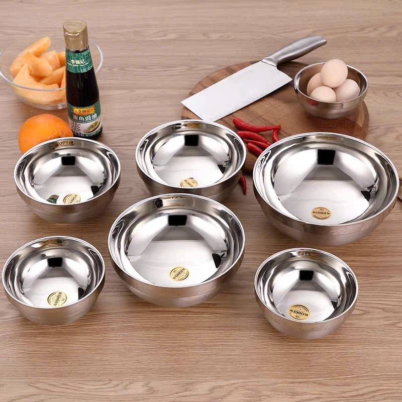 Bát Inox 13cm | 14cm | 15cm – Đa năng, Thành Dày, Bền Đẹp | Shopee Việt Nam