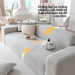 Bọc Sofa Chống Mèo Cào Mềm Mại Co Giãn 4 Chiều Toàn Bộ Bao Phủ Giặt Máy Không Biến Dạng TẶNG Vỏ Gối — ảnh 5