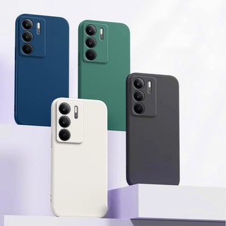 Tương Thích Cho Realme 14X 14T 15 14 Pro C75 GT7 Pro GT7T Note 70 Note 60 Ốp Mềm Sang Trọng Nguyên Bản Vuông Lỏng Silicon Điện Thoại