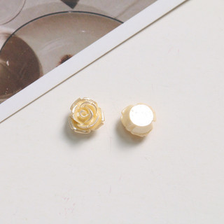 Hàn Quốc Đơn Giản Phù Hợp Với Ngọc Trai Mini Hoa Hồng Miếng Dán DIY Vỏ Điện Thoại Bông Tai Nữ Bông Tai Trang Sức Phụ Kiện