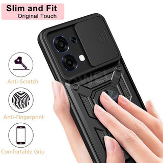 Ốp Điện Thoại Cho Oppo A6 Pro A6X A6T A6t A6s A6T Pro5G 4G 2025 Kim Loại Thời Trang Giáp Vòng Giá Đỡ Đẩy Kéo Camera Vỏ Bảo Vệ Chống Sốc Vỏ Cứng