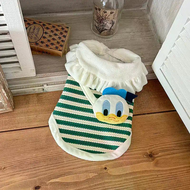 Áo len thú cưng mùa thu đông dày dệt kim Puppy Vest Teddy Bichon Puppy Cat Quần áo