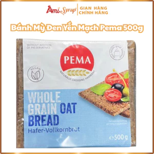 Bánh Mỳ Đen Yến Mạch Pema 500g, Bánh Mỳ Đen Nguyên Cám Pema