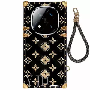 YJD Ốp Lưng Cho Redmi 17C Sang Trọng Nhiều Màu Sắc Hoa Tay Dây Cạnh Thẳng Chống Rơi Vỏ Điện Thoại