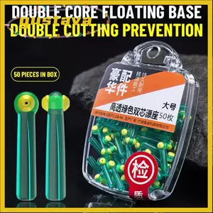 GUSTAVA 50 Cái / lốc Ghế Phao Lõi Kép Trong Suốt Cao Lực Đôi Phụ Kiện Nhỏ Xanh Trong Suốt