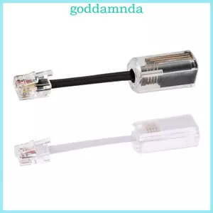 Cáp nối dài điện thoại GODD RJ9 4P4C Đường dây cố định uốn