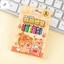 Bộ bút chì hoạt hình Capybara1 dễ thương - Bút chì Mini 12 màu dành cho trẻ em Trường Graffiti
