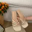 TT Sweet Cross Strap Flip-Flops Giày Nữ Mùa Hè Mở Mũi Đế Mềm Tất Cả Trận Đấu Dép Dép