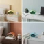 Đồng hồ báo thức nhà Mini Đồng hồ báo thức kỹ thuật số dễ đọc Đồng hồ bấm giờ Thẩm mỹ hiện đại cho trẻ em, bàn làm việc, phòng ngủ