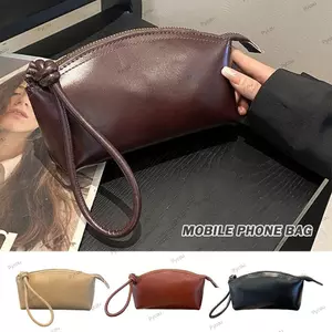 Túi xách da rám nắng thực vật PYCOU, Túi ly hợp vỏ nhẹ sang trọng nhẹ, Dung tích lớn Thiết kế đơn giản Túi điện thoại di động Các dịp giải trí