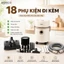 Máy hút thổi bụi Morico MCV510 1000W hút bụi 2 chiều, thùng chứa 12L, hút lông thú, hút