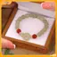 VFZ Ins Phong Cách Thời Trang Sáng Tạo Luy Hạt Vòng Tay Vintage Ánh Sáng Sang Trọng Handmade Lắc Tay Dành Cho Nữ Bé Gái Dây Đeo Tay Trang Sức Quà Tặng Louislifecool