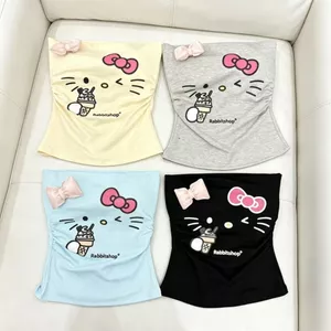 Milyfashion Mùa Hè Tinh Khiết Desire Hot Girl In Chữ Hot Girl Có Miếng Lót Ngực Thoải Mái Một Dòng Chu Vi Mỏng Vừa Vặn Ôm Hơn Nhìn Bên Ngoài Chúng Ta