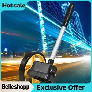 Belleshopp với bánh xe đo khoảng cách tay cầm bằng kính thiên văn di động dành cho nông dân khảo sát công nhân xây dựng (Bánh xe nhỏ)