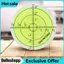 Belleshopp Belleshopp Cấp Bong Bóng Đường Kính 60mm Độ Chính Xác Cao Bullseye Tinh Thần Ngang Cardan với Quy Mô cho Chân Máy Quay Đĩa Bàn Xoay