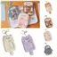 Hộp đựng thẻ Photocard sang trọng hoạt hình FUJIOU, Hộp đựng thẻ xe buýt hình chim cánh cụt mèo, Phong cách Hàn Quốc Kawaii với mặt dây chuyền móc khóa INS Vỏ thẻ hoạt hình dành cho sinh viên