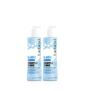 Bộ 2 chai Sữa Tắm Gội Trẻ Em Lactacyd Baby Gentle Care Bảo Vệ Dịu Nhẹ Cho Làn Da Nhạy Cảm 500ml/chai