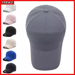 Mũ sấy nhanh YRBWD, Mũ bóng chày lưới thoáng khí có thể điều chỉnh, Mũ che nắng màu trơn thông thường Unisex