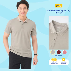 Áo Polo Yody Nam Ngắn Tay Phối Bo MCPO26A062