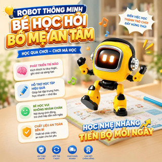 [GIAO HỎA TỐC] Robot Al Tương Tác Thật Với Trẻ Em - Rèn Luyện Tư Duy Cho Bé - Phản Xa Tự Nhiên Giúp Bé Suy Luận