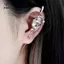 Bông tai bánh xích mặt trăng lấp lánh mạ vàng Trang sức tai thời trang không gây dị ứng cho quà tặng phù dâu đám cưới [Mina]