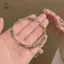 Vòng tay đính cườm khớp tre xanh phong cách Trung Quốc dành cho nữ Thời trang độc đáo Vòng tay quyến rũ tinh tế Quà tặng trang sức [Mina]