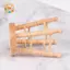 CANAMEK Nhà búp bê Thanh tròn bằng gỗ Phân cao Mô phỏng Đồ trang trí Mini Đồ chơi trẻ em CSF