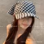 Mũ bóng chày nữ nóng bỏng màu bạc lỏng Nữ văn hóa Châu Á Mũ buộc dây độc đáo Mũ trùm đầu Mũ che nắng Mũ Baotou