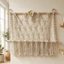 Kệ treo tường Macrame Khu vực nhỏ Kệ lưu trữ Macrame Sắp xếp Tiết kiệm không gian Nhẹ cho trẻ em, mẫu giáo