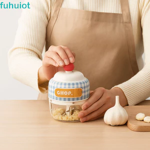 Máy Xay Tỏi Điện FUHUIOT, Máy Chế Biến Thực Phẩm Di Động Đa Năng, Máy Xay Rau Củ Không Dây Mini Có Thể Tháo Rời Làm Salad