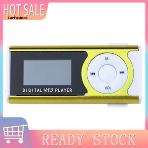 < CarFashion > Kẹp màn hình LCD 13 inch USB Mini Mp3 Hỗ trợ máy nghe nhạc Micro SD 16GB