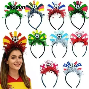 Băng đô cổ vũ sự kiện bóng đá SHUPUN, thiết kế cờ đội tuyển quốc gia, phụ kiện thời trang cho người hâm mộ